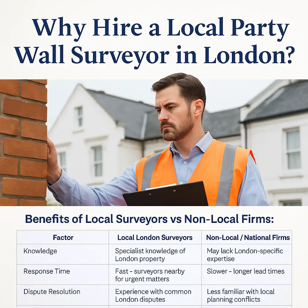 Local London Party Wall Surveyor