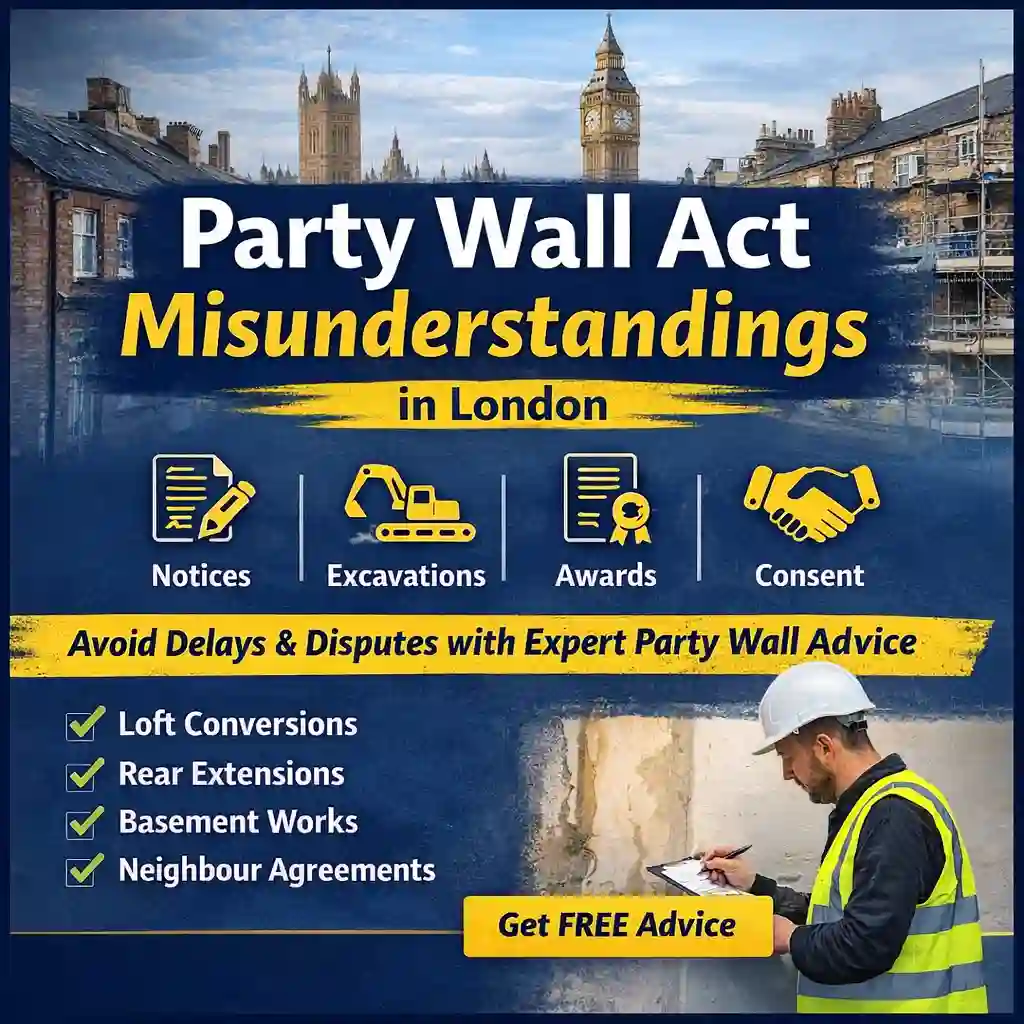 Common Party Wall Act misunderstandings for London homeowners