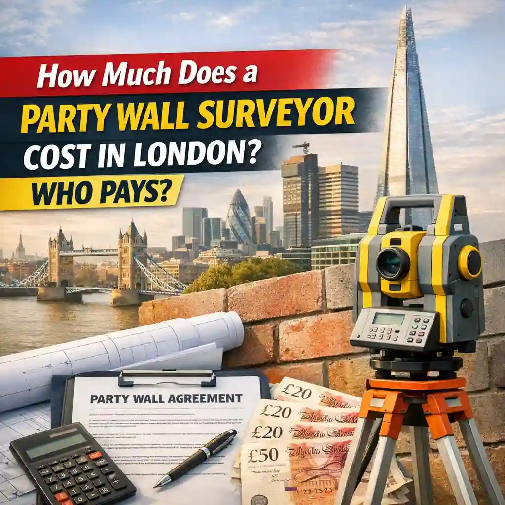 Party Wall surveyor cost guide for London homeowners including notices schedules and awards