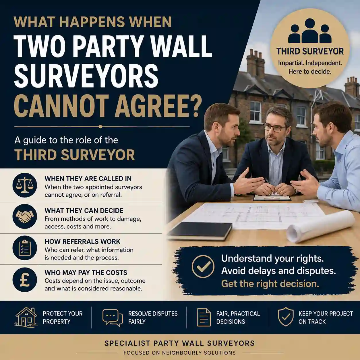 Party Wall Third Surveyor process for London building and adjoining owners